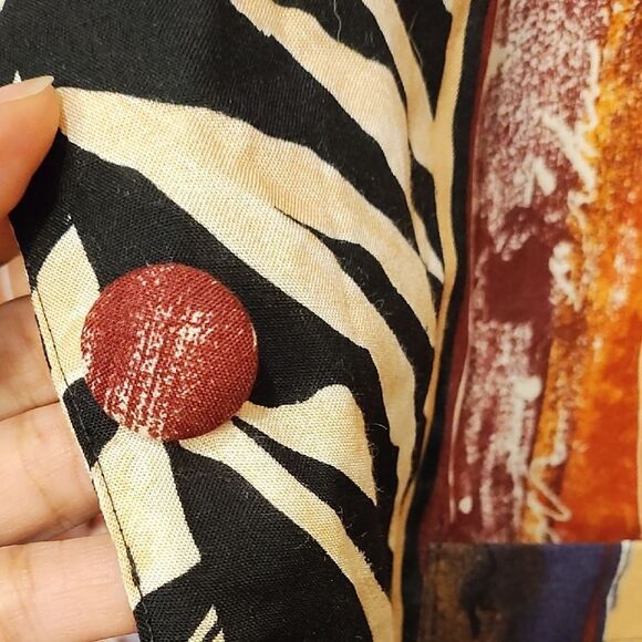 Multicolor Striped Women's Jacket - Picture 3 of 6